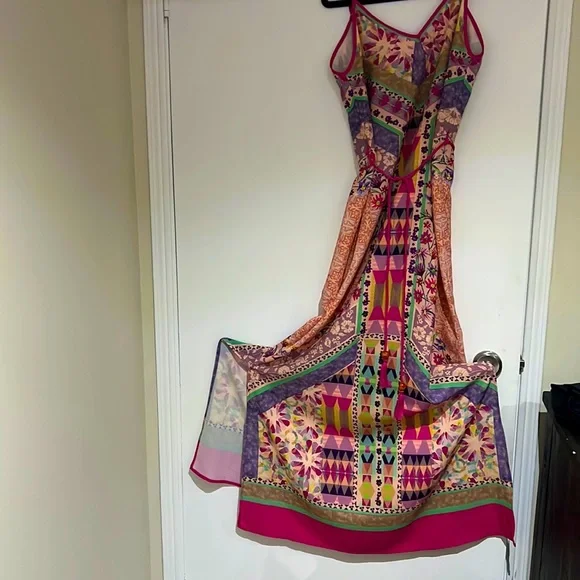 Pink Patterned Dress - Picture 1 of 1